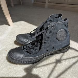 Converse All Star High Top - Black - Size 8